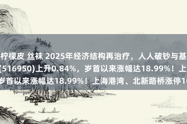 柠檬皮 丝袜 2025年经济结构再治疗，人人破钞与基建将是亮点！基建ETF(516950)上升0.84%，岁首以来涨幅达18.99%！上海港湾、北新路桥涨停10%