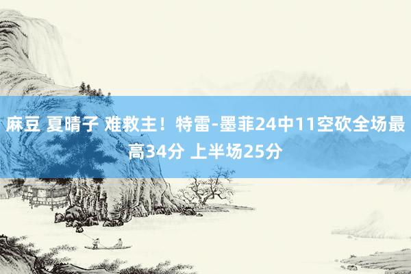 麻豆 夏晴子 难救主！特雷-墨菲24中11空砍全场最高34分 上半场25分