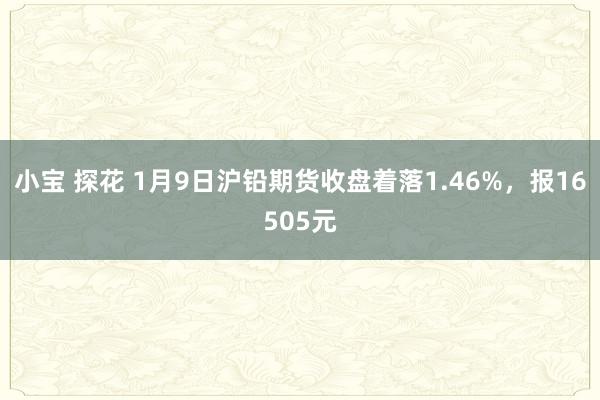 小宝 探花 1月9日沪铅期货收盘着落1.46%，报16505元